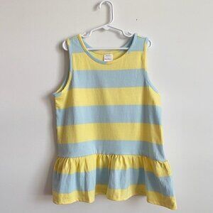 NEW Hanna Andersson Girl Peplum Tank Top 4T 5T 6-7 Years